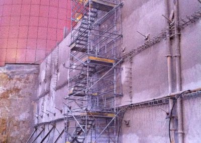 accès suspendu fond de fouille – Campus SOGEPROM